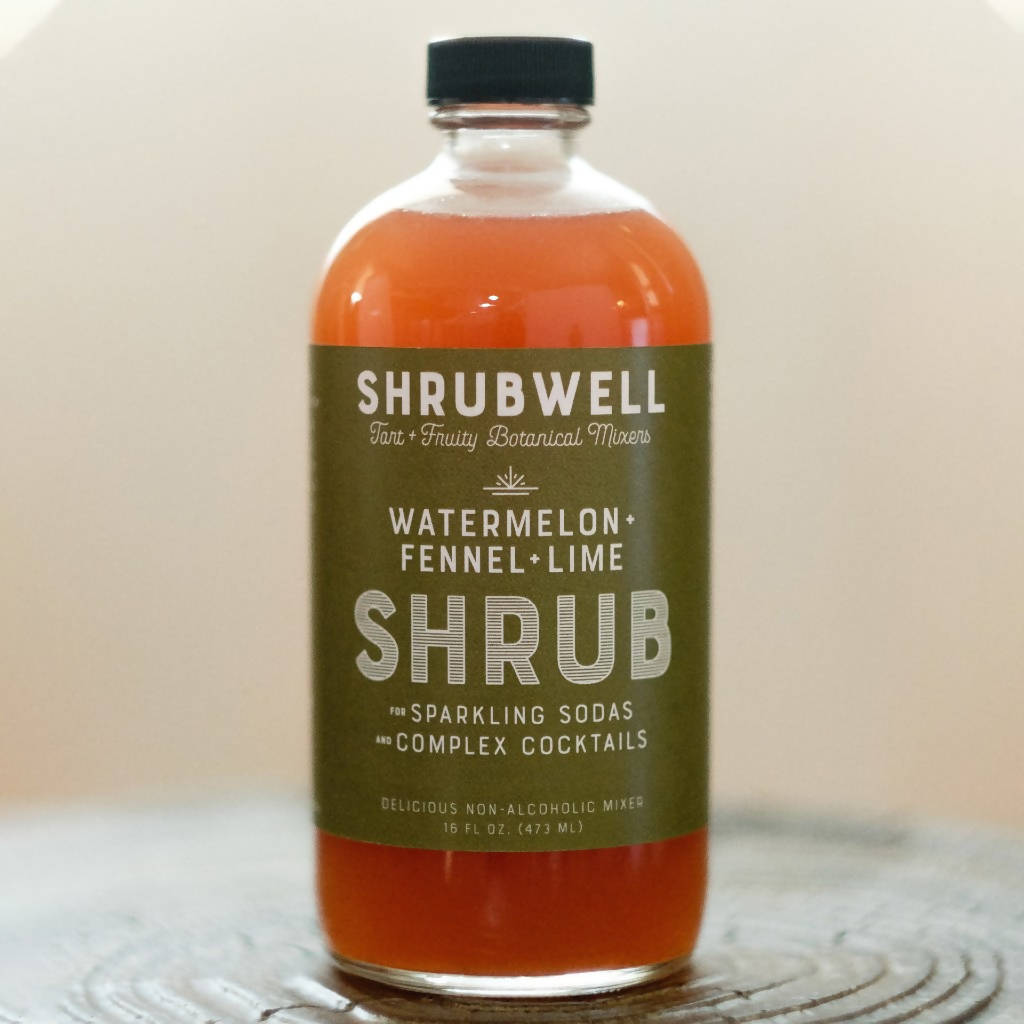 Watermelon + Fennel + Lime Shrubwell Mixer