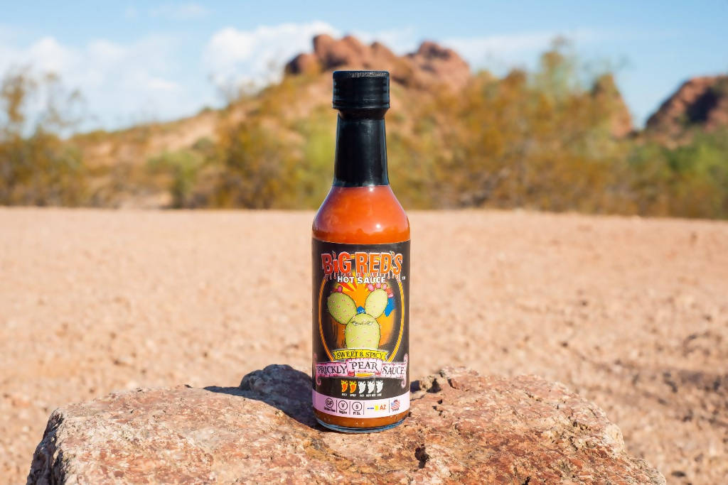 Sweet and Spicy Prickly Pear Hot Sauce