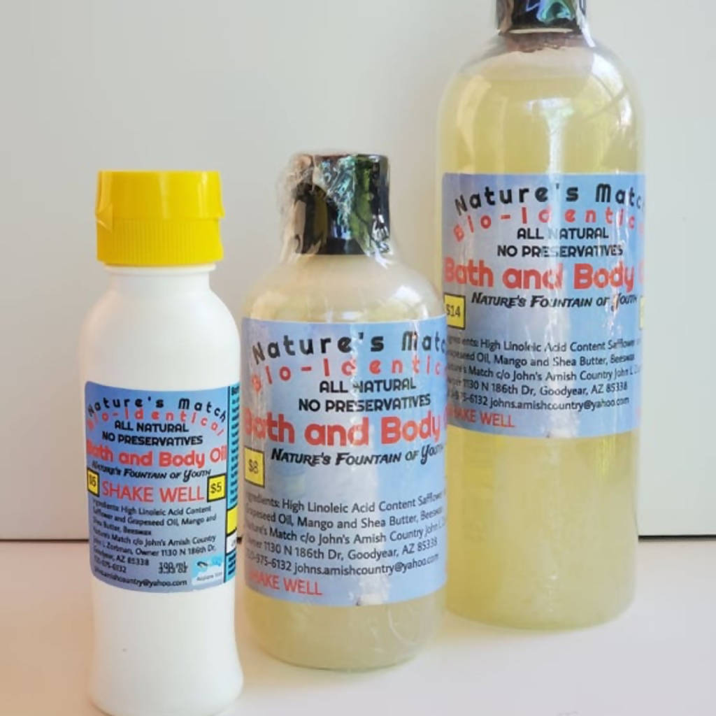 Nature's Match aka "The Fountain of Youth" Bath & Body Oil