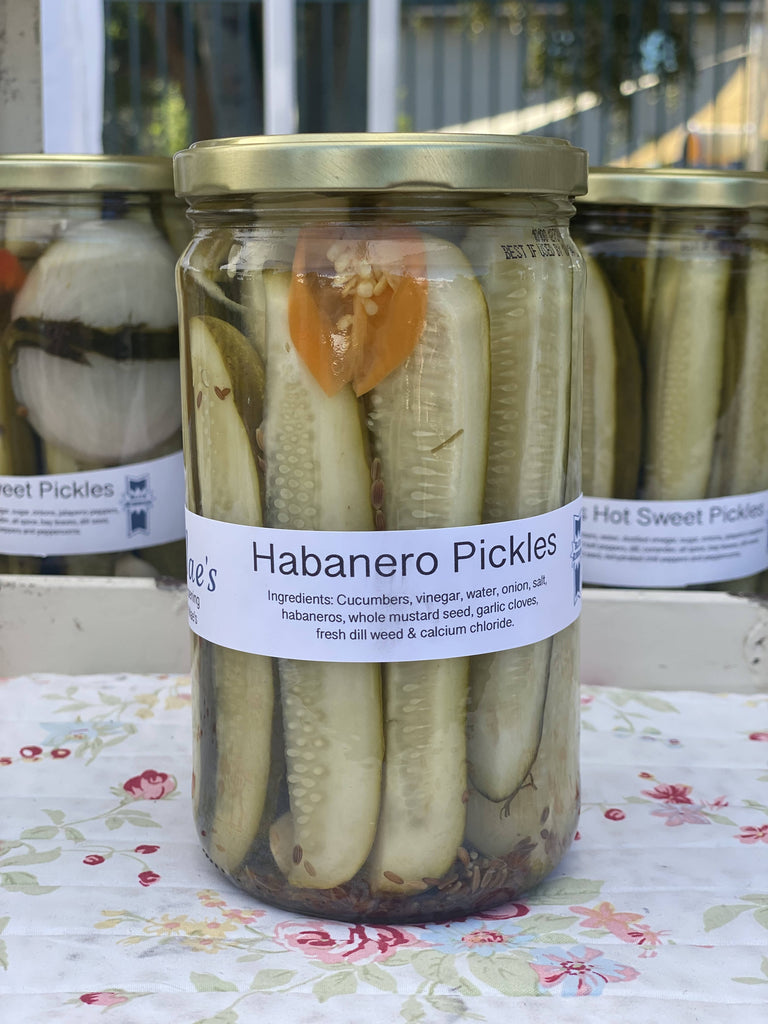 Habanero Pickles (26 oz)