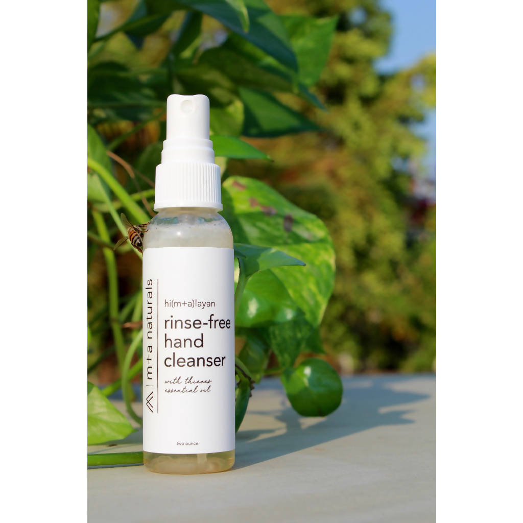 rinse-free hand cleanser (2 ounce mist)