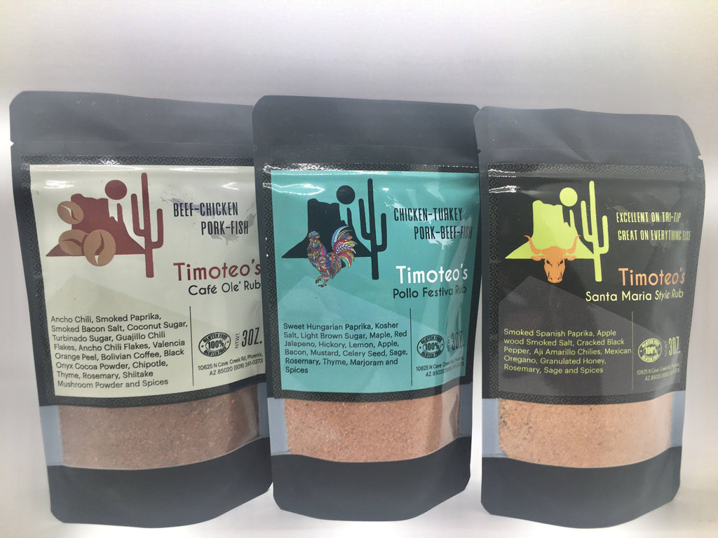 Timoteo's South of the Border Trio Spice Package