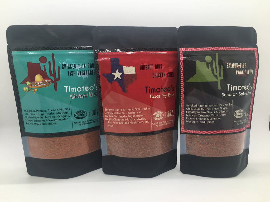 Timoteo's Southwestern Favorites Spice Package